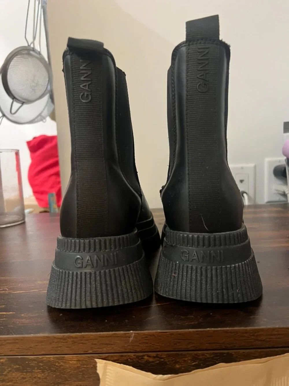 Ganni chelsea boots